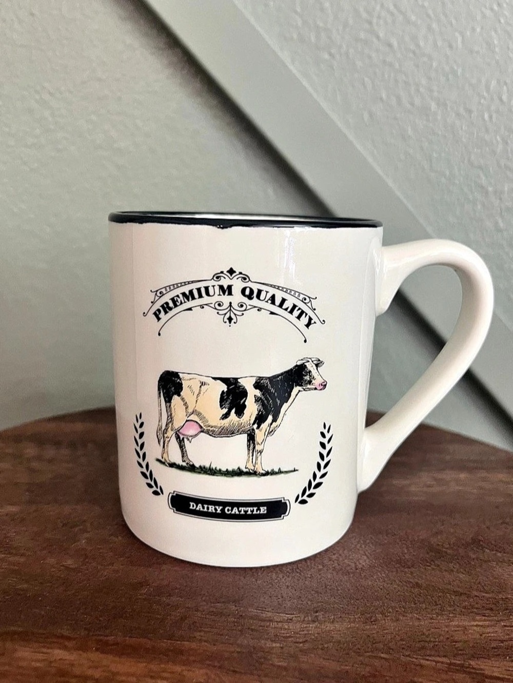 New Ceramic Farmhouse Cow Premium Quality Dairy Cattle Coffee Mug